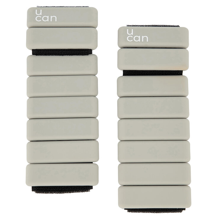 UCan Set de 2 Polainas de 1.5 kg Gris