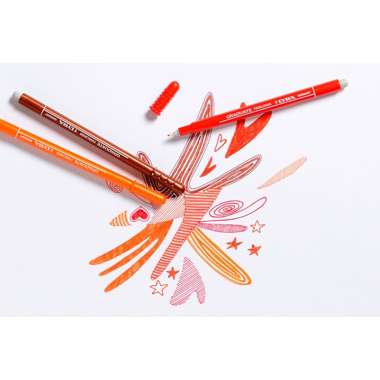 Cuaderno Canson XL Marker a4+ Lyra Graduate Fine Liner 10 Colores