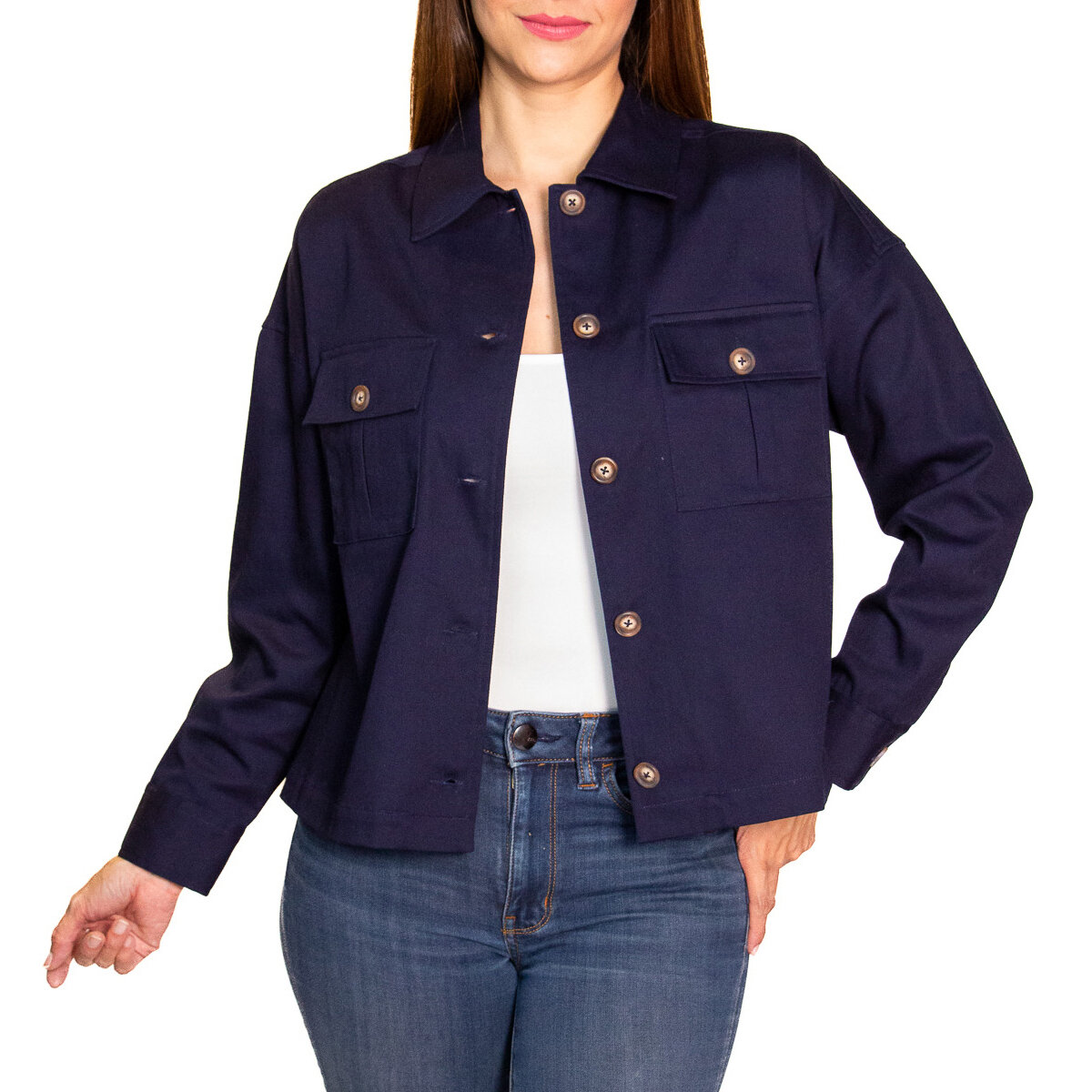 Emporio Colombo , Sobrecamisa Gabardina para Dama, Varios Colores y Tallas