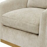 Henredon, Sillón Giratorio de Tela Henredon, Sillón Giratorio de Tela