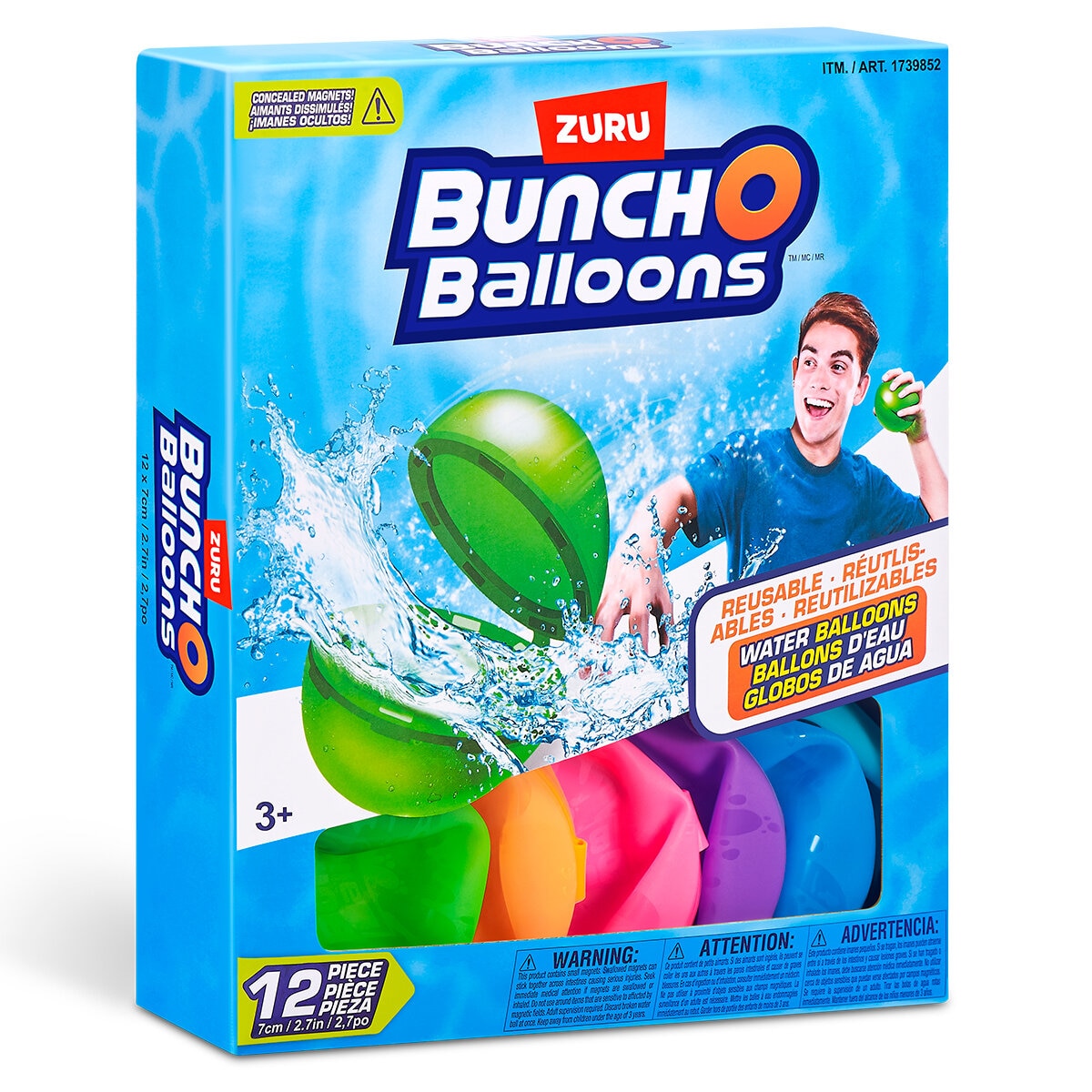 Bunch O Balloons Globos de Agua Reutilizables 12 pk 