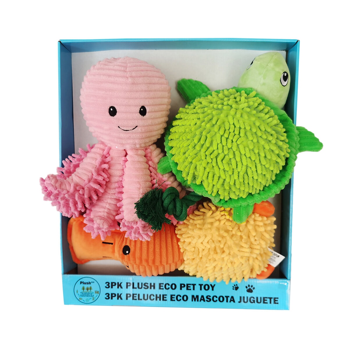 Hugfun Juguetes para Perro 3 pzas