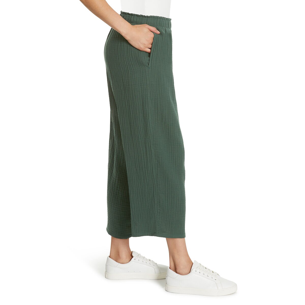 Jessica Simpson Pantalones para Dama Verde Extra Grande