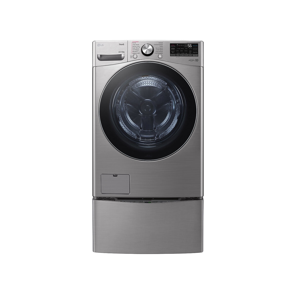 LG Lavasecadora 22Kg / 13Kg + twin wash mini 3.5Kg