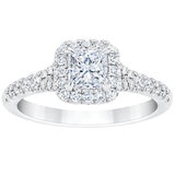 Anillo de Diamantes 1.00ctw, Oro Blanco de 14K