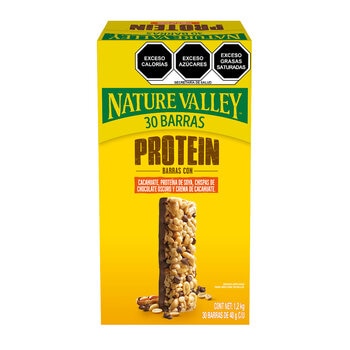 Nature Valley Barras de Cacahuate con Proteína de Soya 30 / 40 g