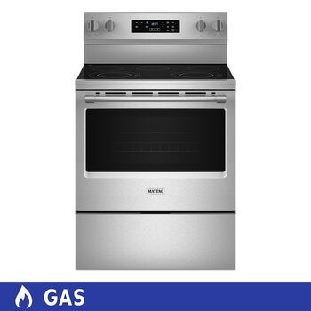 Maytag Estufa de Gas de Piso de 76cm con 5 Quemadores