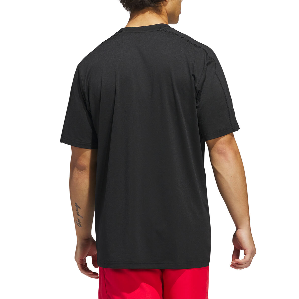 Adidas Playera deportiva para Caballero Negro Mediana