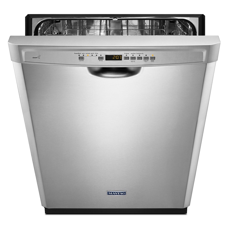 Maytag lavavajillas empotrable 14 servicios 24" acero inoxidable