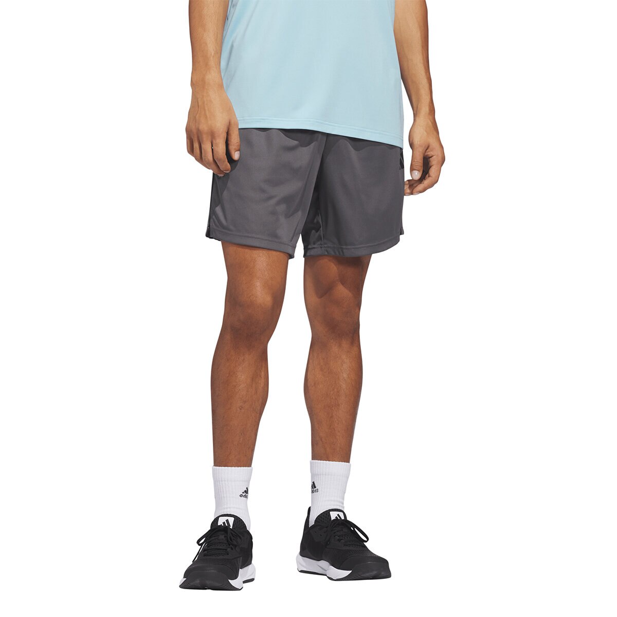 Adidas Shorts Deportivos para Caballero Gris Chica