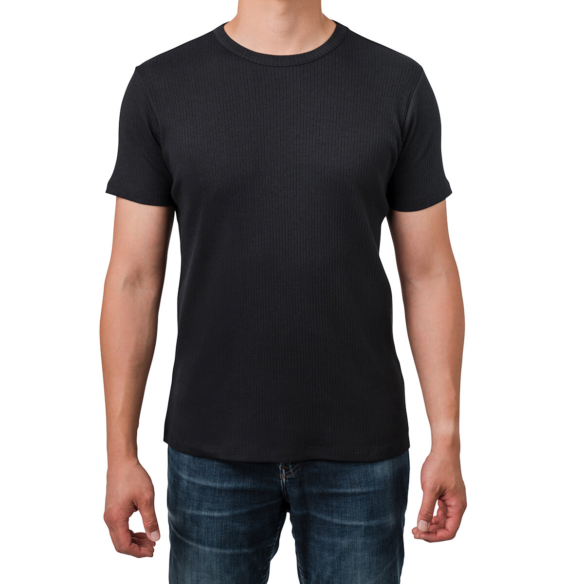 Rough Dress Playera para Caballero Negro Chica