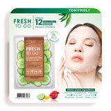 Tony Moly Mascarillas Faciales Fresh To Go 12 pzas
