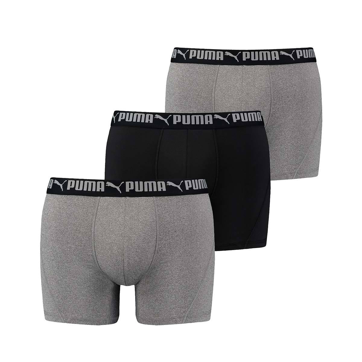 Puma, Boxer para Caballero, 3 Piezas, Gris | Costco México