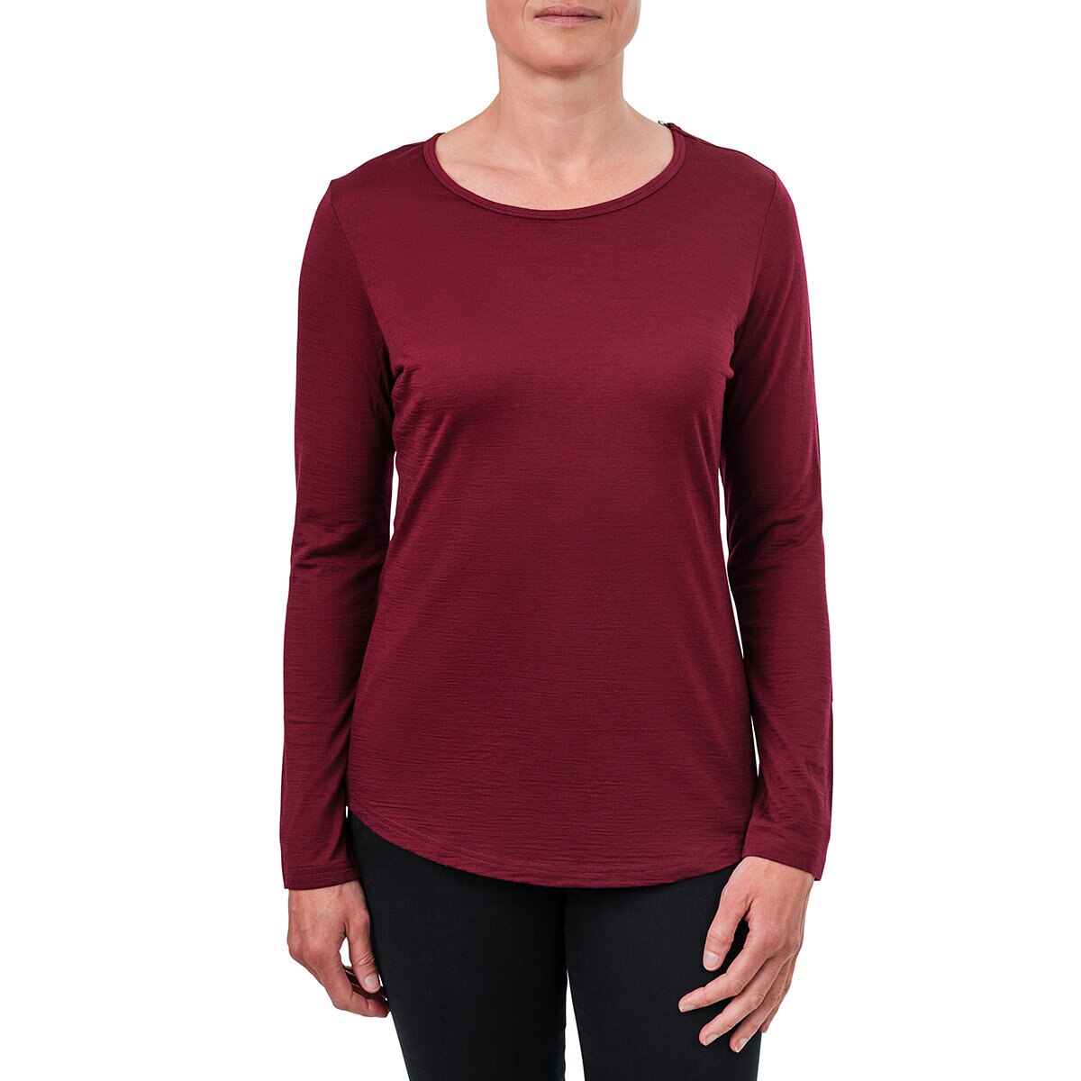 Seg'Ments Playera de Manga Larga y Cuello Redondo para Dama Varias Tallas y Colores