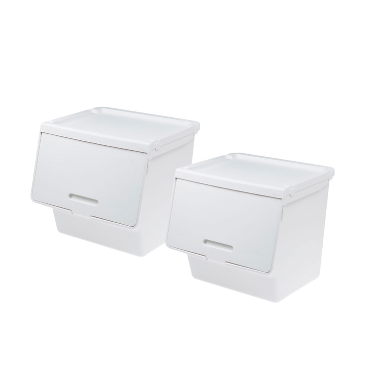 Litem, 2 Cajas Grandes de Almacenamiento Apilables | Costco México
