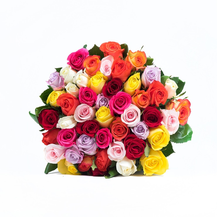 Bouquet 48 rosas diferentes colores Bouquet 48 rosas diferentes colores