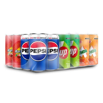 Pepsi Surtido 24 pzs de 237 ml