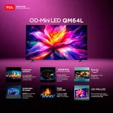 TCL Pantalla 85" Miniled 4K Fire TV