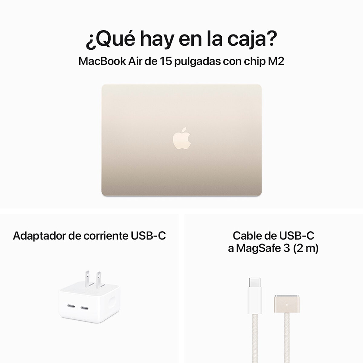 Apple MacBook Air 15" Chip M2 512 GB Blanco Estelar  