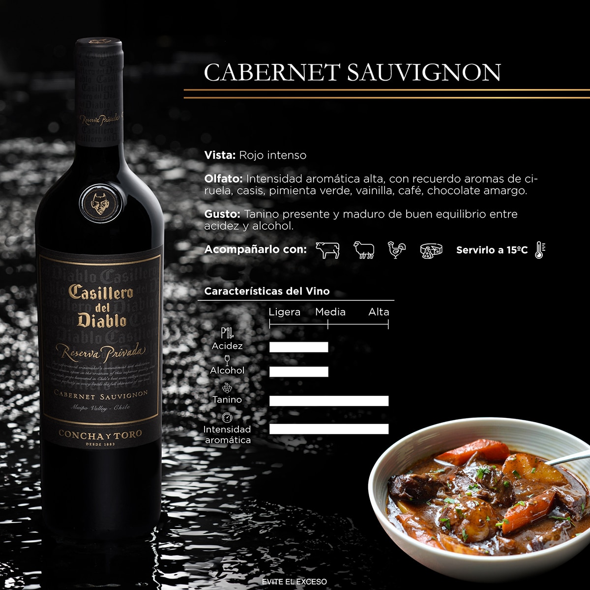 Vino Tinto Casillero del Diablo Reserva Privada 750ml