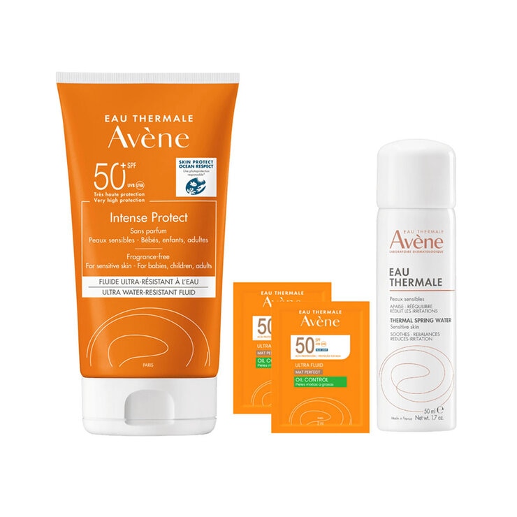 Avène Kit Protector Solar Intense Protect 150 ml + Agua Termal 50 ml