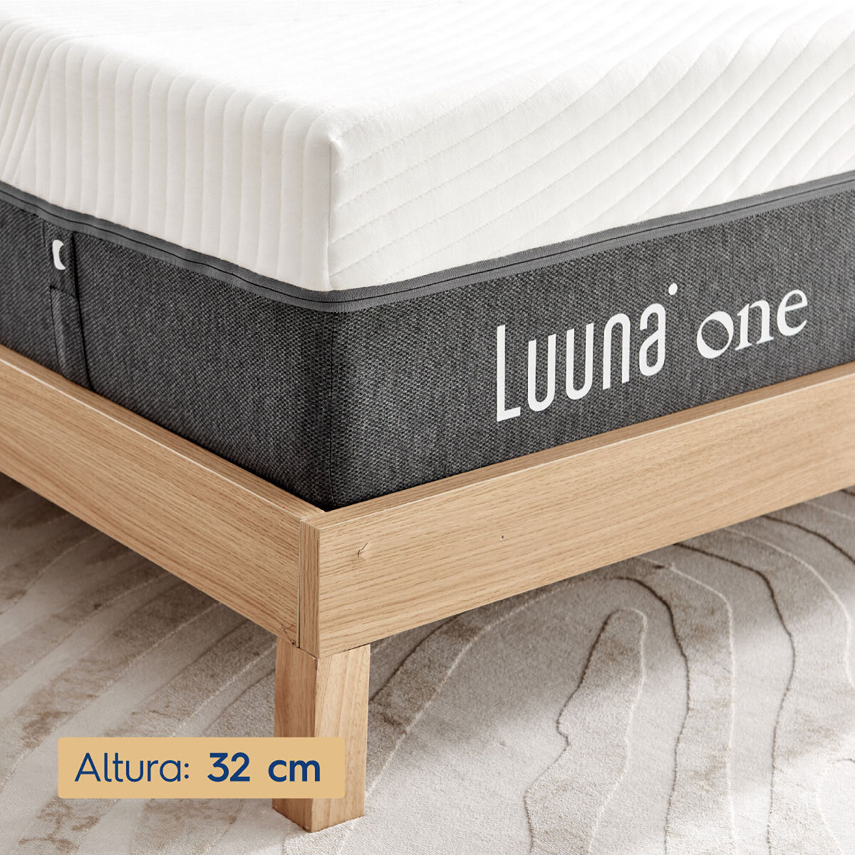 Luuna, Colchón One Memory Foam, Matrimonial