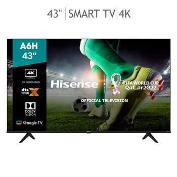 Hisense Pantalla 43" 4K UHD SMART TV 