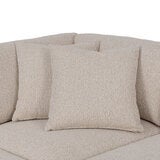 East & Vine Furniture, Andee, Sofá Seccional de Tela con Otomano East & Vine Furniture, Andee, Sofá Seccional de Tela con Otomano