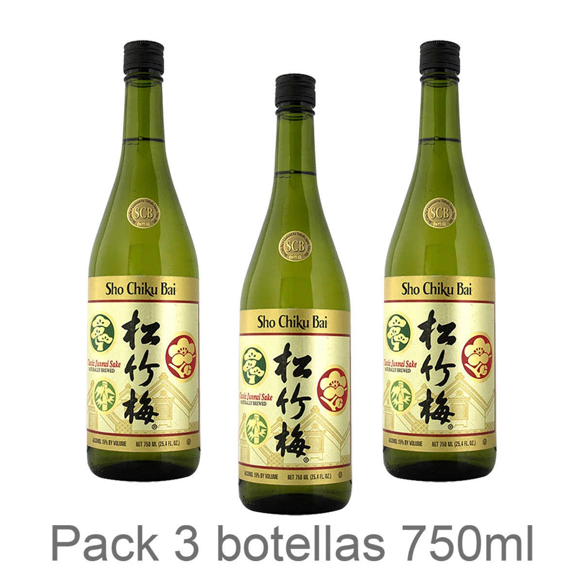 Sake Sho Chiku Bai 3/750ml