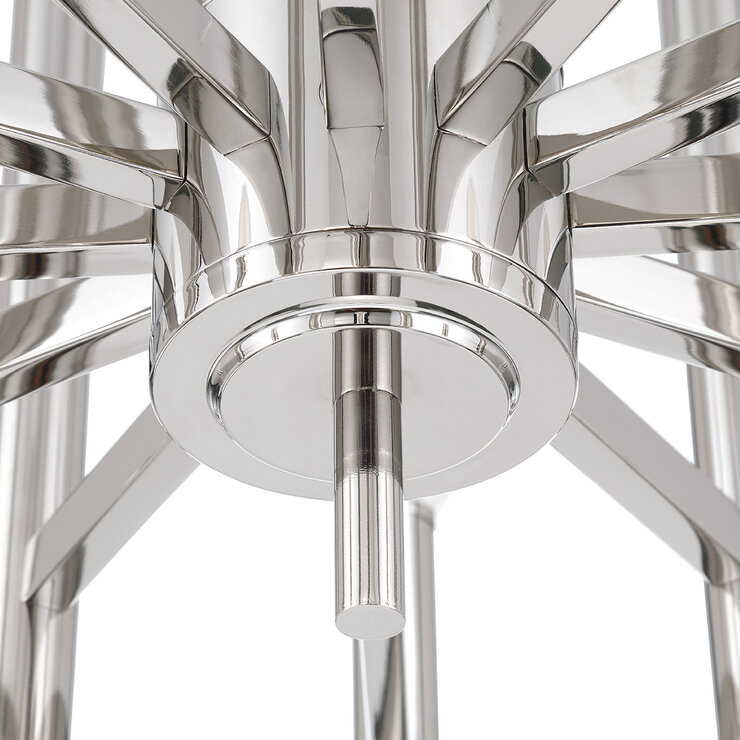 Empire Lighting, Lámpara Colgante Melrose Acabado Níquel Empire Lighting, Lámpara Colgante Melrose Acabado Níquel
