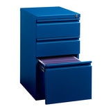 Hirsh archivero metálico dos cajones lapiceros y cajón archivero tamaño carta color azul