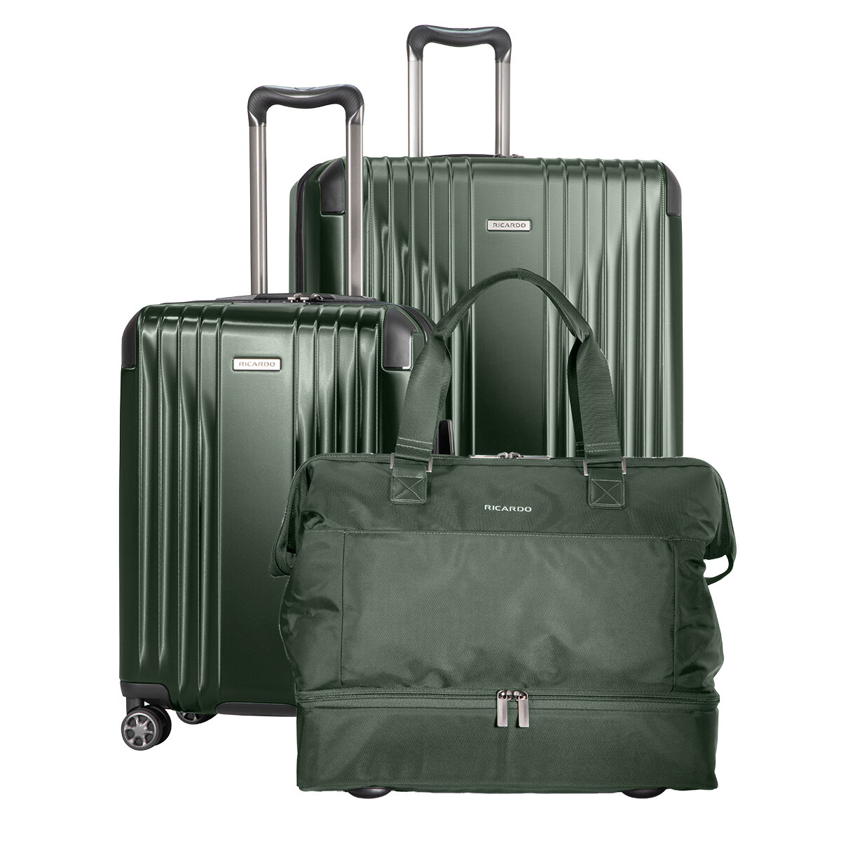 Ricardo Beverly Hills Set de 3 Maletas Sierra Madre Verde