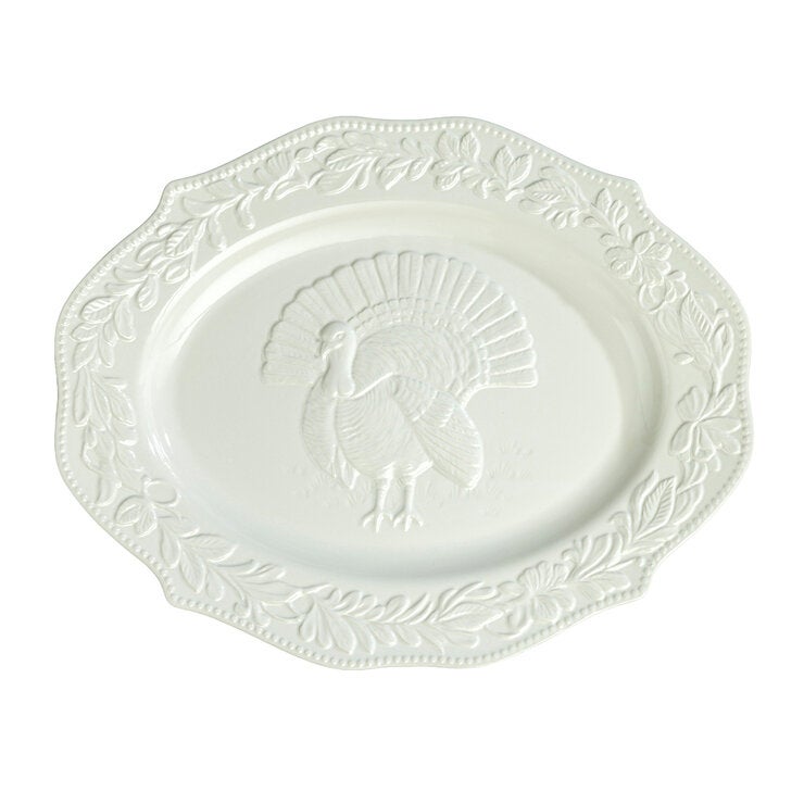 Signature Housewares Incorporated, Platón Ovalado Grande de Cerámica para Servir