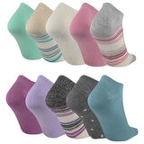 K. Bell Calcetines para Dama 10 piezas Morado