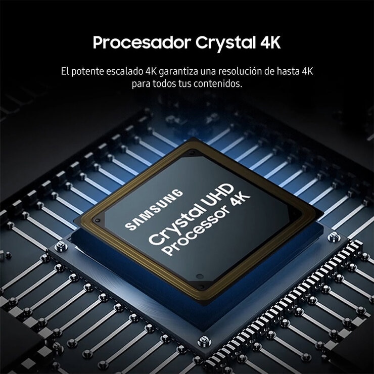 Samsung Pantalla 65" Crystal UHD Smart TV