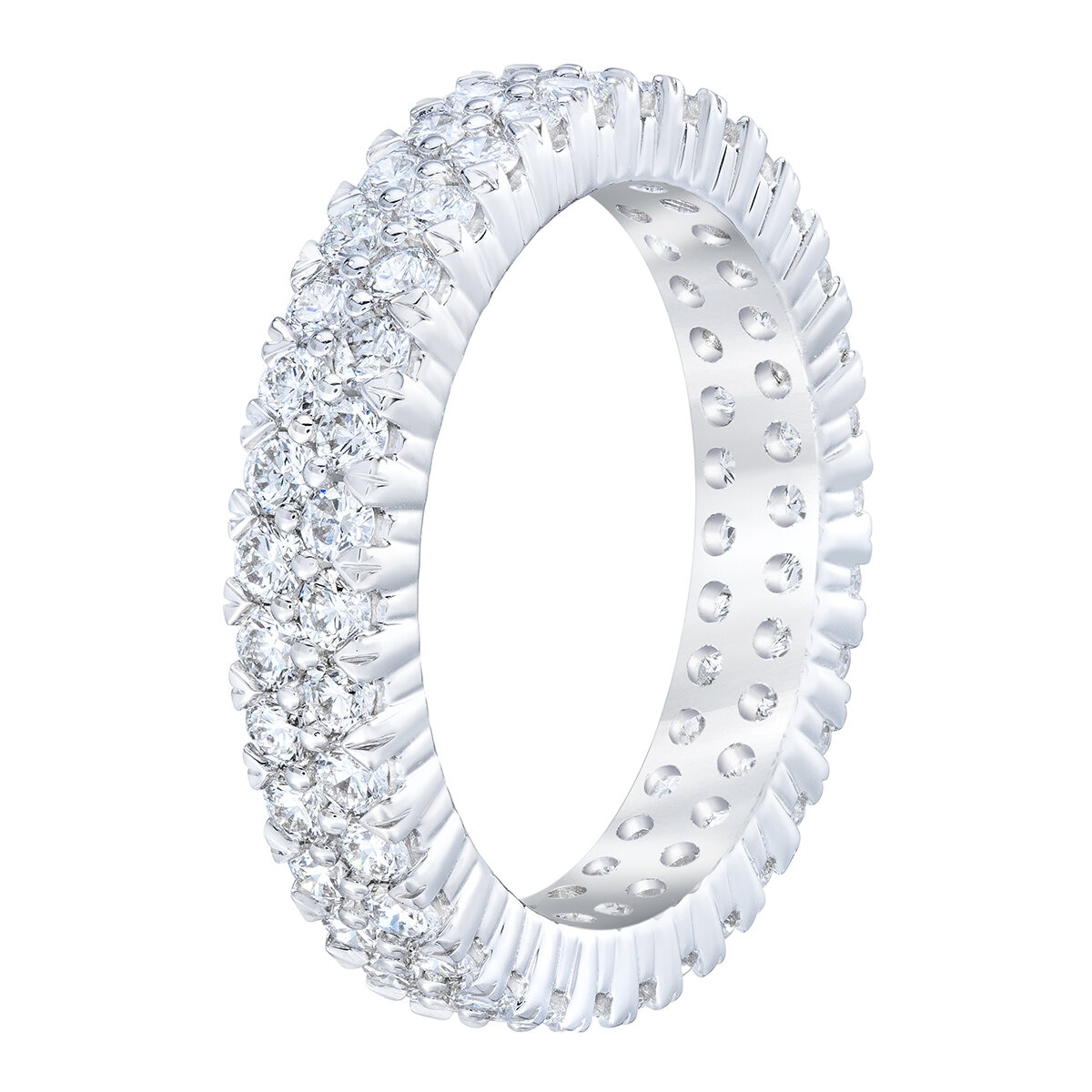 Anillo, Diamantes 1.70ctw, Oro Blanc 14K