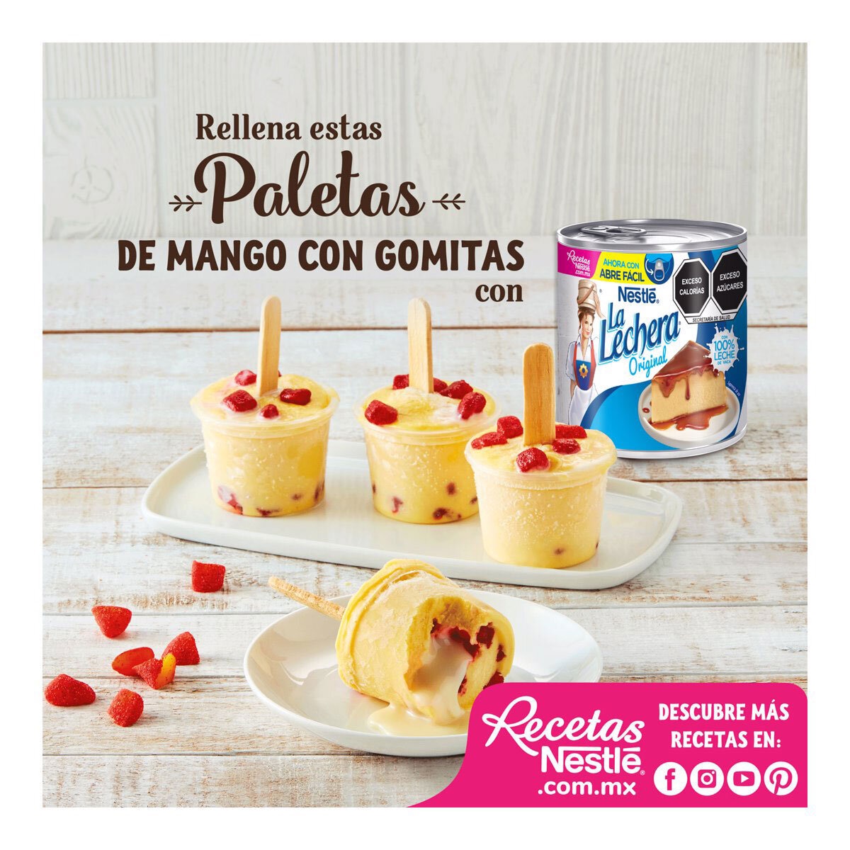 La Lechera Leche Condensada 8 pzas de 375 g