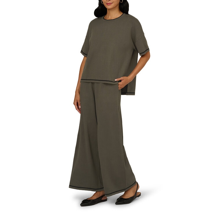 Adrianna Papell Conjunto para Dama Verde Grande