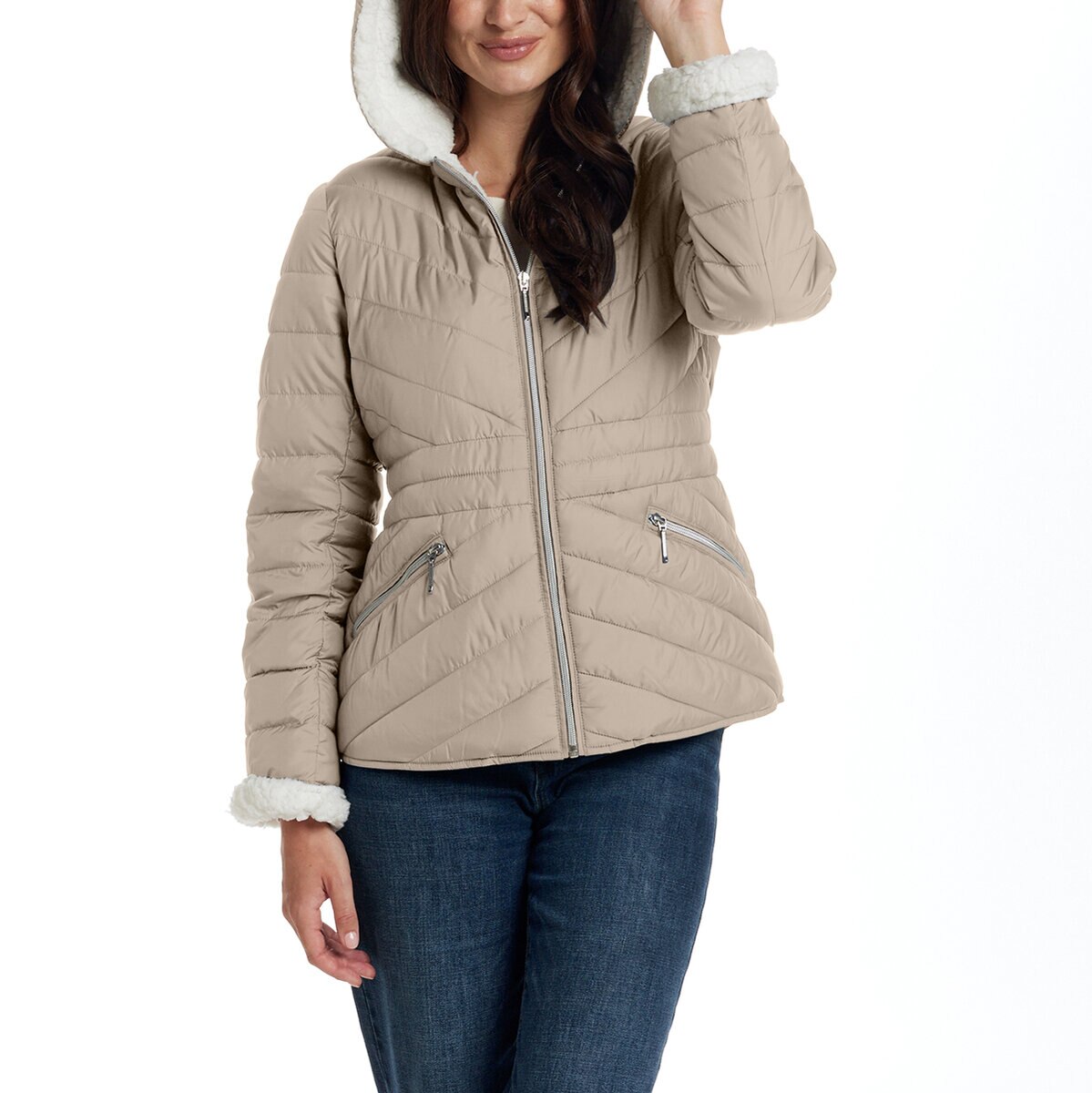 Weatherproof Chamarra para Dama Café Chica