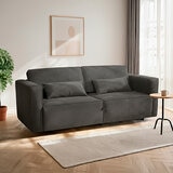 Violanti, Sofá Cama De 3 Plazas Con Brazos, Color Gris