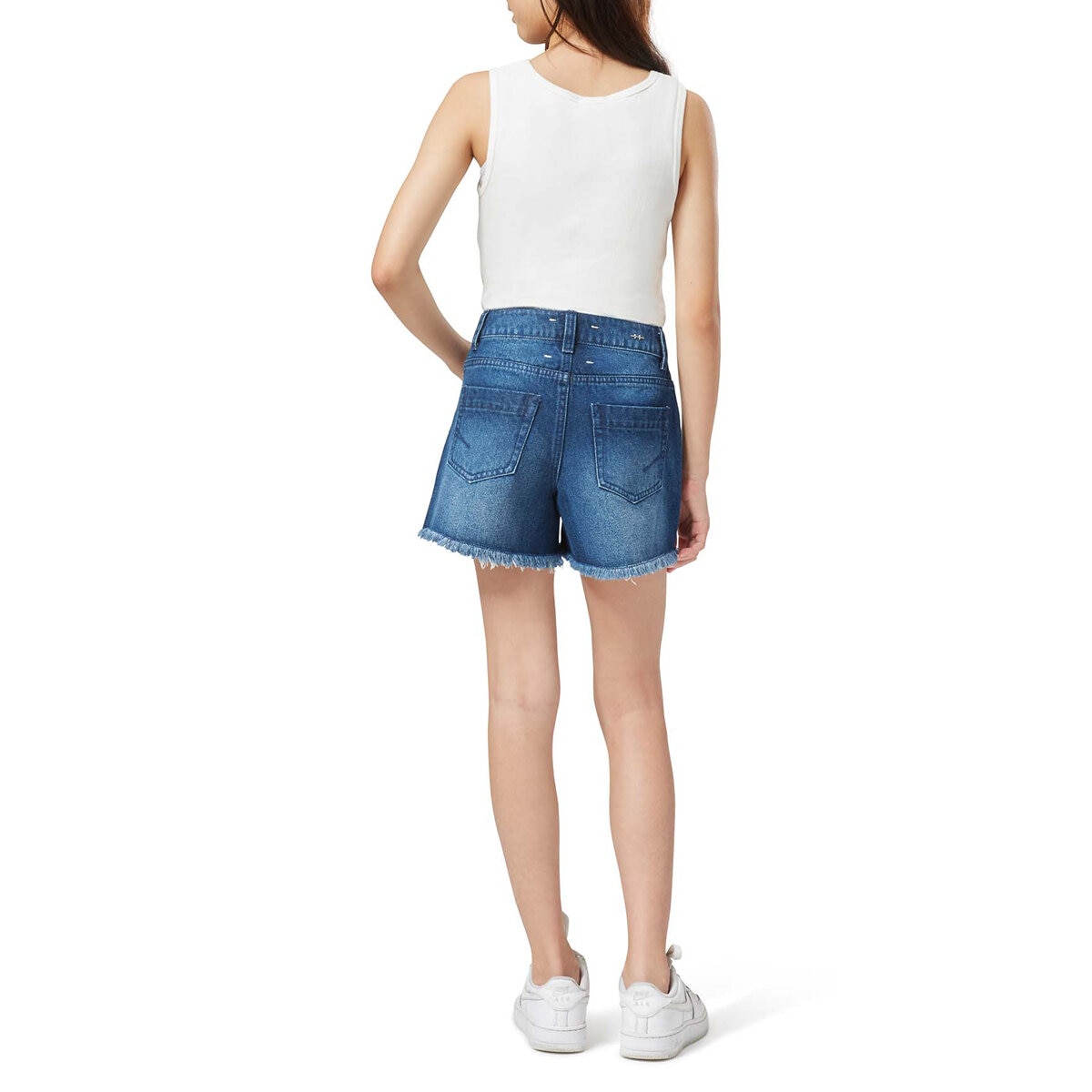 Habitual Shorts para niña azul 8