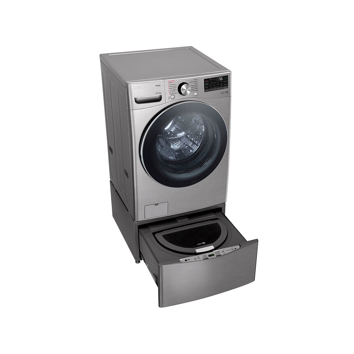 LG Lavasecadora 22Kg / 13Kg + twin wash mini 3.5Kg