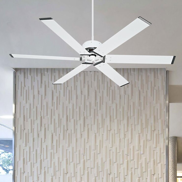 Hunter, ventilador industrial de techo color blanco 72 pulgadas