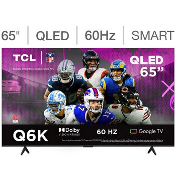 TCL Pantalla 65" QLED 4K Google TV