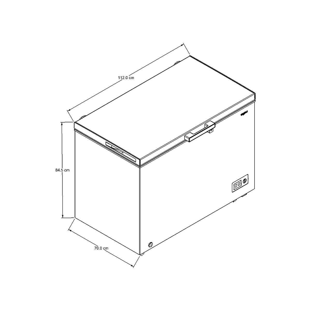 Whirlpool Congelador 11'