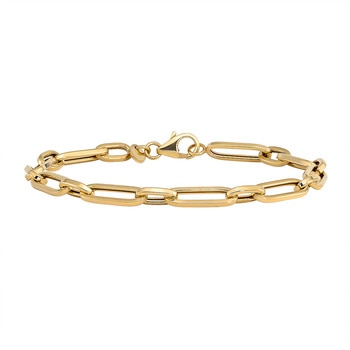 Pulsera, 19.05cm, Oro Amarillo de 14K
