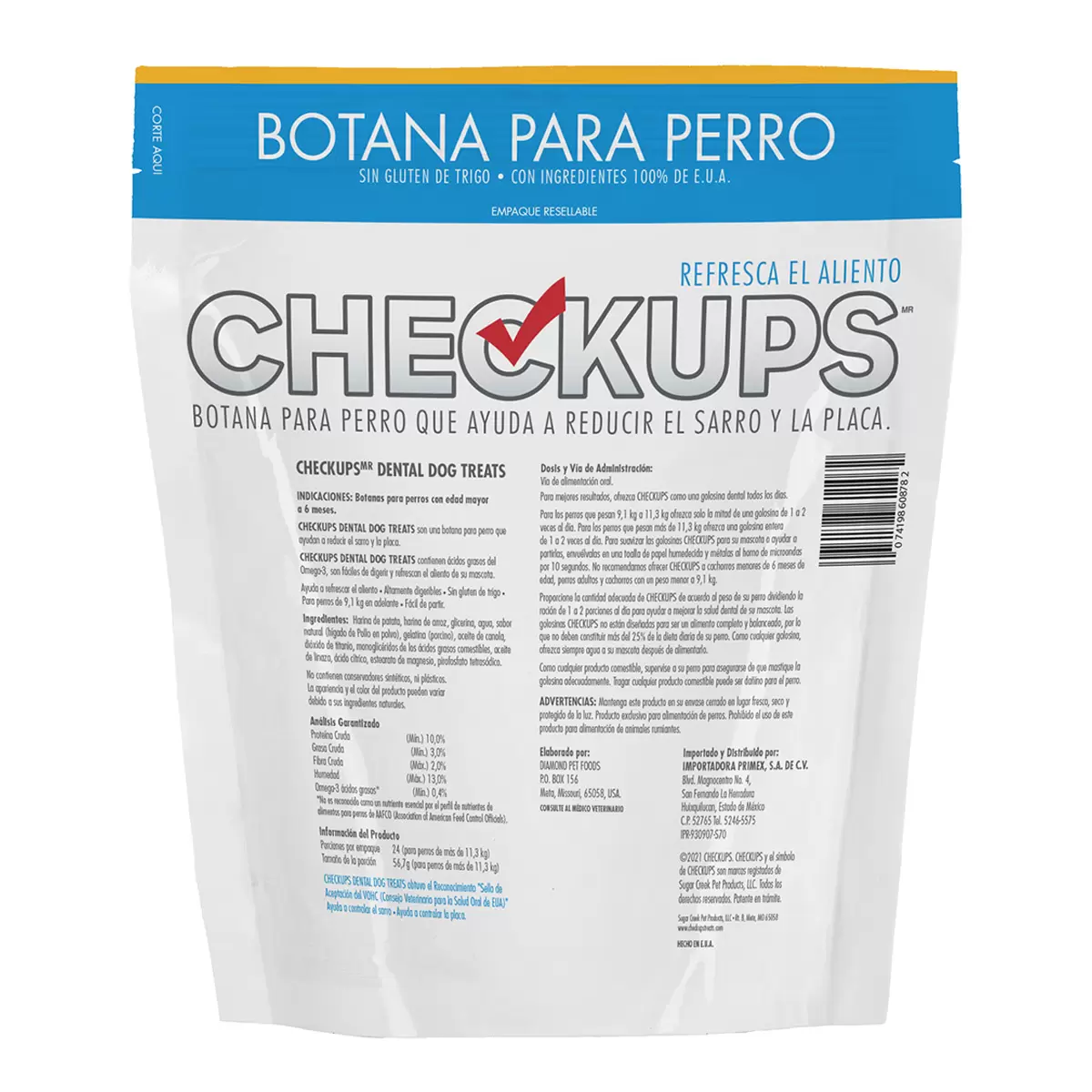 Checkups Premios para Perro 24 pzas