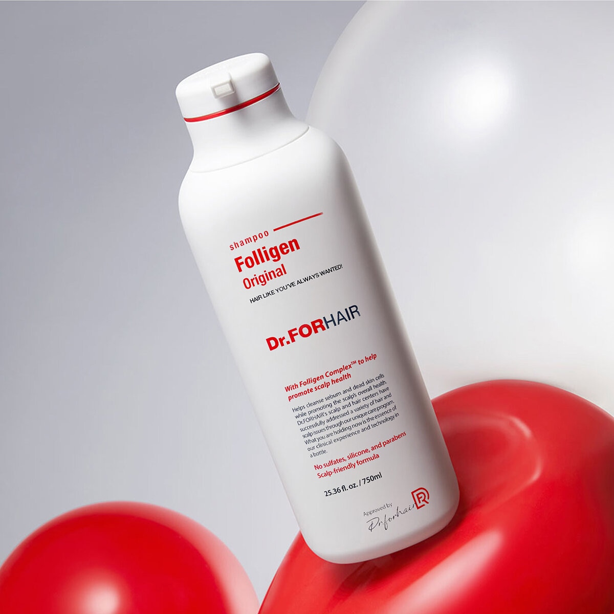 Dr.FORHAIR Shampoo Anticaída 2 pzas de 750 ml
