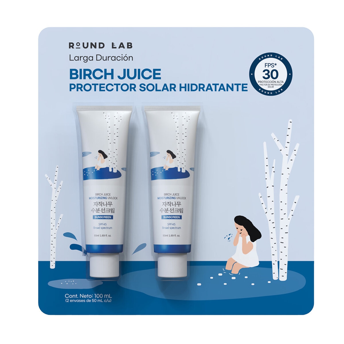 Round Lab Protector Solar Birch Juice 2 pzas Round Lab Protector Solar Birch Juice 2 pzas