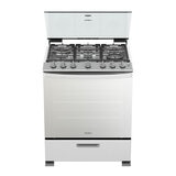 Whirlpool Estufa de gas con 6 quemadores de 76cm